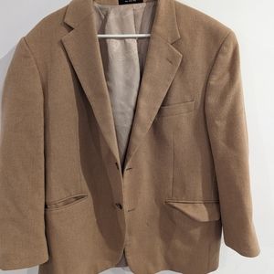 Camel Hair sport coat 44 short